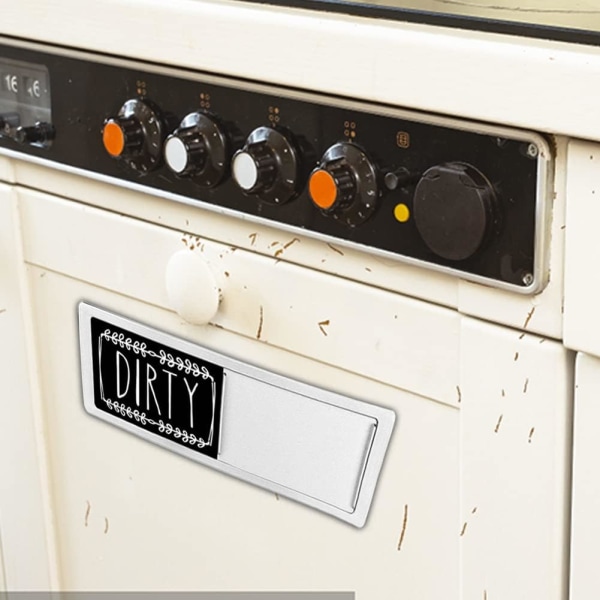 Universal Opvaskemaskine magnetisk skilt med stærk klæbemiddel, Beautifu