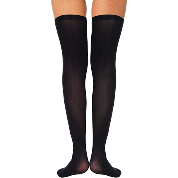 4 paria naisten silkkisiä reisi-sukkia nailon sukkia naisille Halloween Cosplay puku juhla Acce