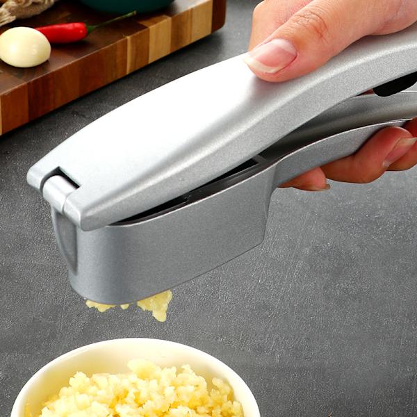 1 stk. Håndholdt Hvidløgspresse Mixer Knuser Rustfrit Stål Professionel Hvidløgspresse Skærer Tykt Håndtag og Hjemmekøkken Supp