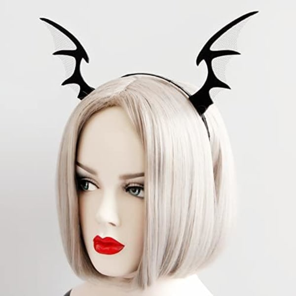 Halloween Batvingar Hårband Bat Hårband Bat Öron Hårband för Halloweenfest Cosplay Klä Upp Kostymtillbehör