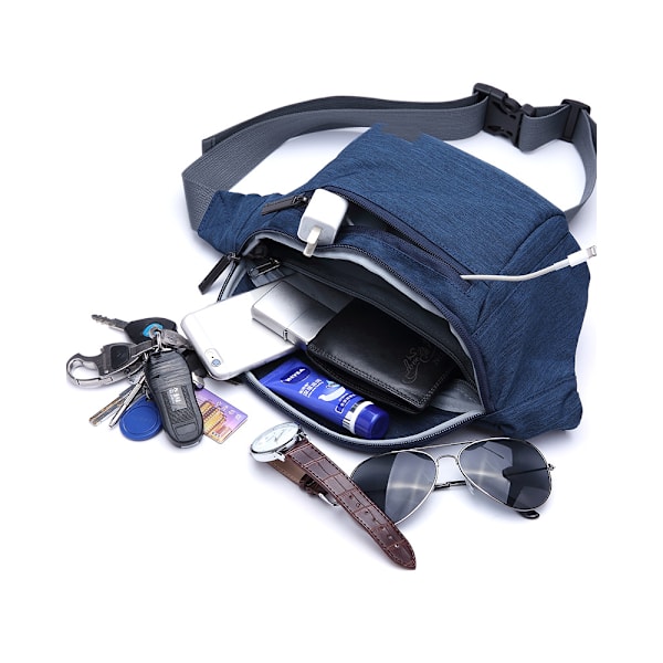 Midjeväska för män och kvinnor - Bumbag - Lätt midjeväska
