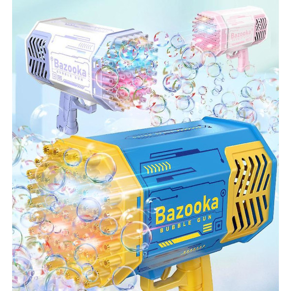 Bubble Machine Gun, DIY Bubble Bazooka Machine 69 Holes Bubb