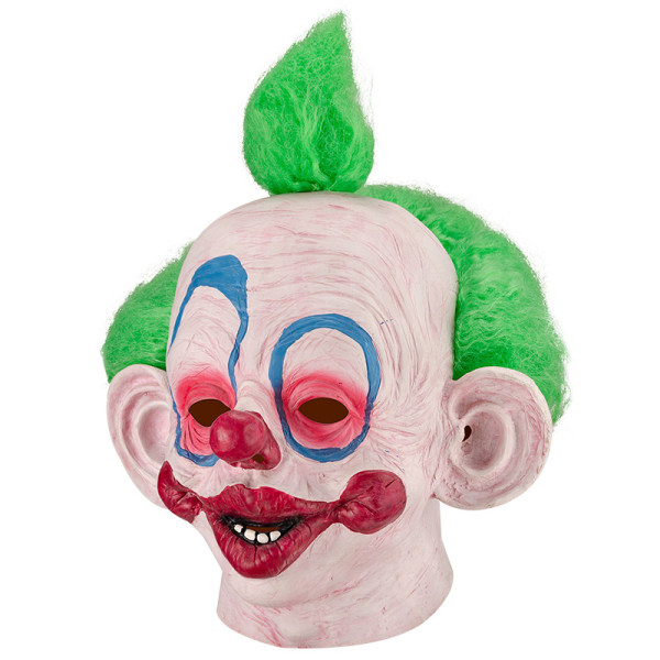 Halloween Mask Lilla Rödluvan Rolig Clown Skräck, Halloween Vuxen Mask Latex Huvudskydd Devi