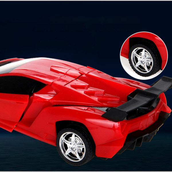 2in1 Remote Control Robot Car（Black and Red）, 1:18 Transform