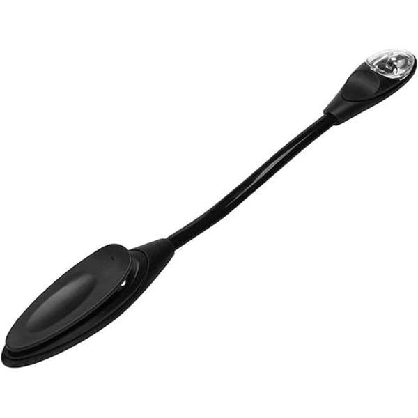 Clip-on læselampe - LED læselampe med justerbar klemme | minii Clip-on lampe, rejseboglampe, læselampe med en-knaps kontakt til natten