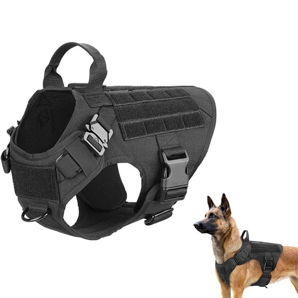 Dog Tactical Training Vest, Walking Harness for Small and Medium