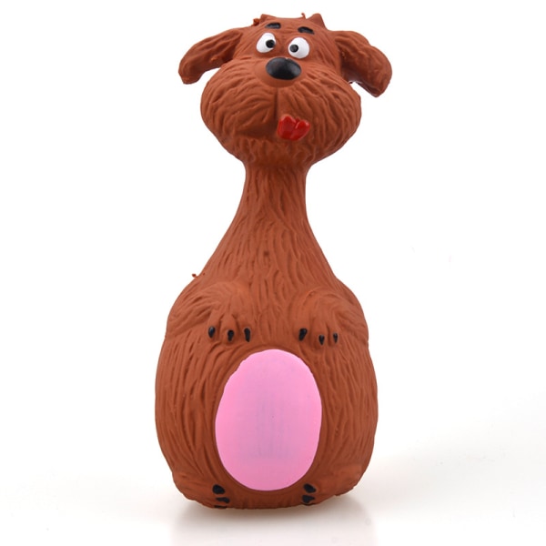 4-pack 6*13cm Latex Squeaky Puppy Toy Pet Chew Toy