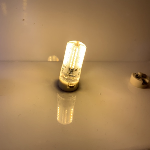 G4 LED 12V 5W Varm Hvid 2700-3000K, 500LM, ikke-dæmpbar, AC DC G