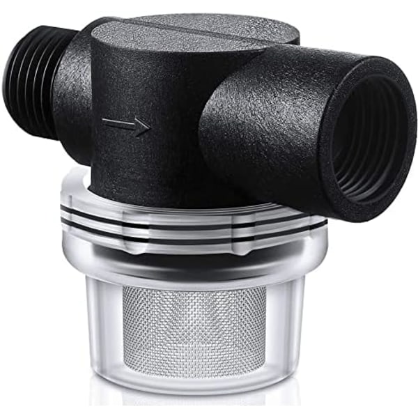 (7.62×3.68×5.89cm) Pumpsilfilter, 1/2 tums vriden slangersättningssil kompatibel med pumpar eller pumpar