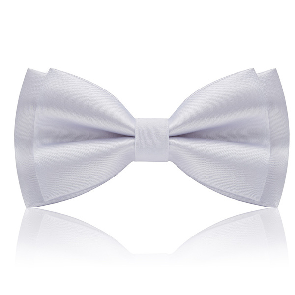 Herrslips, enfärgad, formell stil, klassisk slips, smokingslips, 3-pack, kostymslips