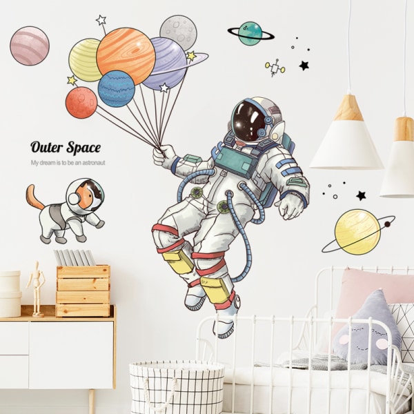 Chambre D'Enfant Ballon De Dessin Animé Tarrat Muraux Espace