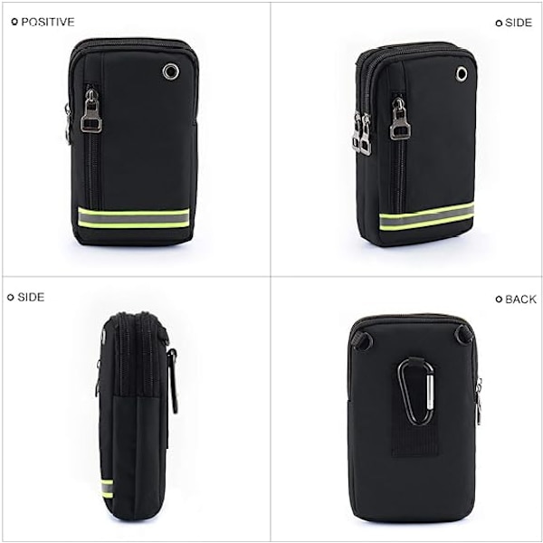 Lompakko Kotelo Urheilu Pieni Taktinen Pussi Vyö Miehet Naiset Crossbody Laukku Gadget Fanny Pack Matkapuhelin