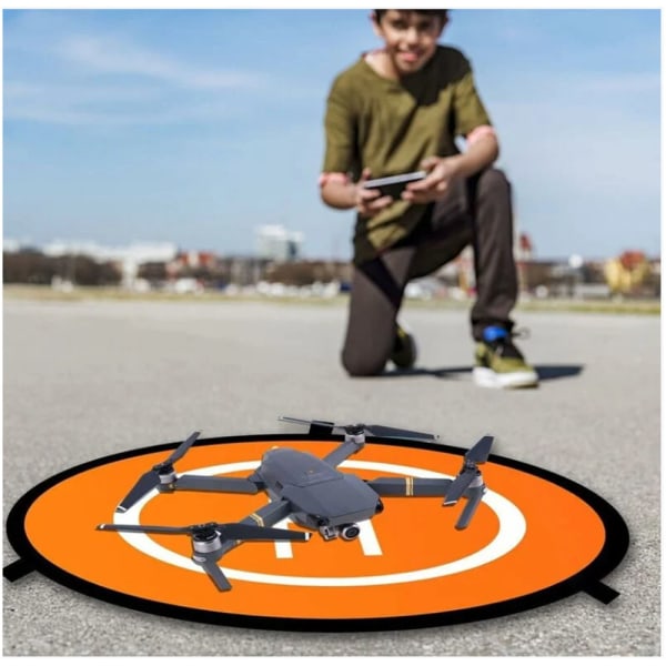 Drone Landing Pad 75cm - Foldable og Vandtæt Landingsplads