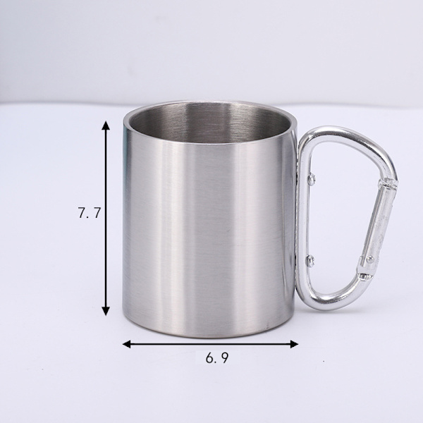 Ulkoilumuki, retkeilyyn, kompakti ja kevyt, 220 ml