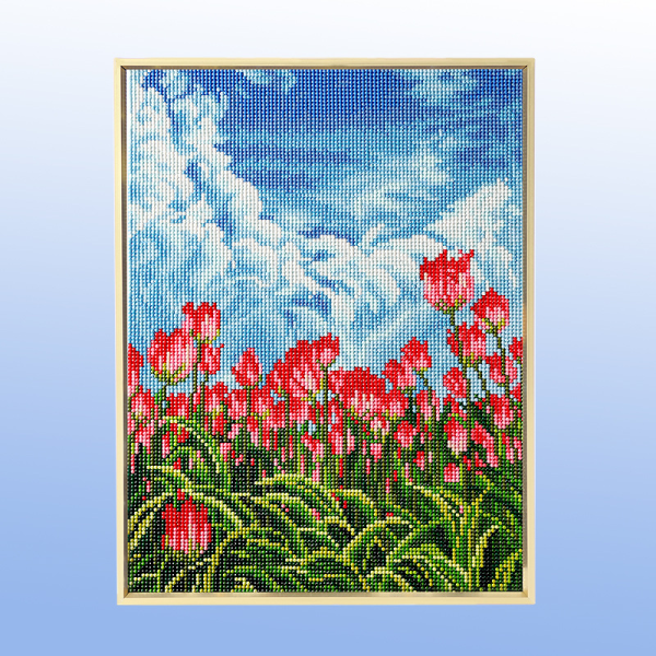 30x40 cm 5D DIY Full Diamond Painting, Full Hand Flower