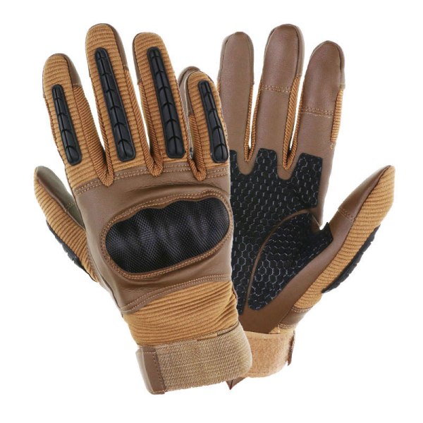 （brun） Army Special Ops Full Finger Assault Gloves/Lightweight As