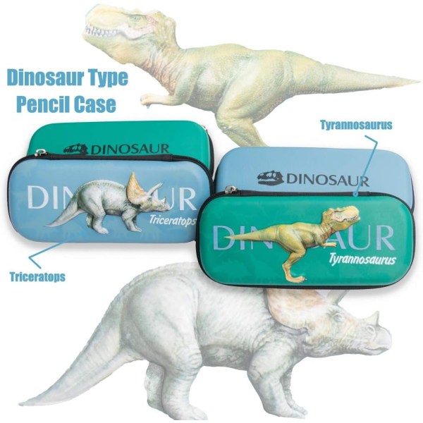 1 stk Dinosaur Blyantveske for Gutter 3D Noctilucent Cool Tric