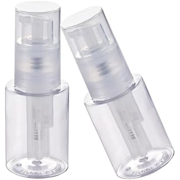 2-pack - Tomma Pulversprayflaskor, Sprayflaska för Barberpulver/Talkpulver/Hårfiber, Applikator för Frisörsalong, Rengöring