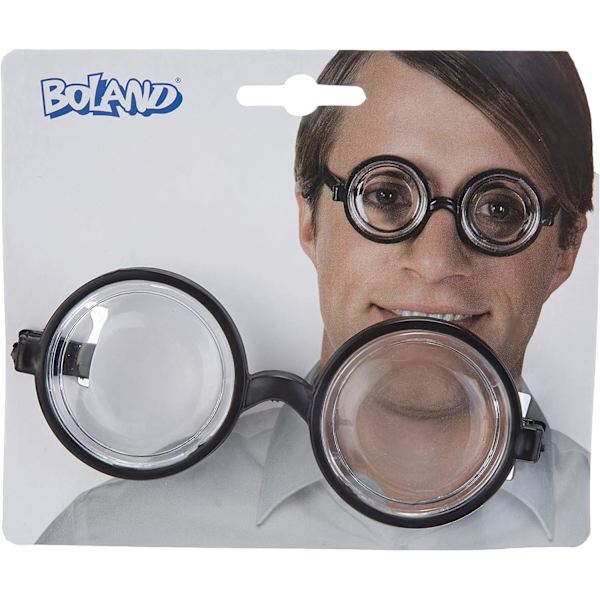 2 Nerd Briller, svart, hornbriller, vennlig nerd, spesialist-id
