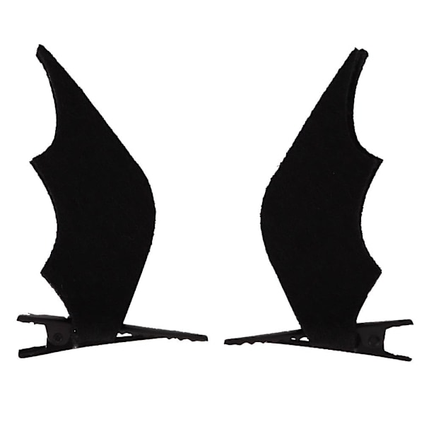 Halloween Bat Hair Clips 1 Pair of Bat Wings Duckbill Hairpins for Cosplay Goth and Vampire Costumes Women and Girls’ Ha