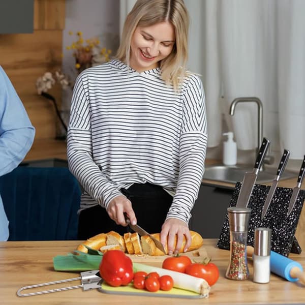 Peberfjerner i rustfrit stål, peberudkerner, til frugt og grøntsager, peberfjerner