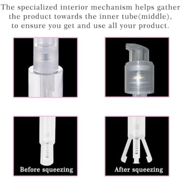 2-pack - Tomma Pulversprayflaskor, Sprayflaska för Barberpulver/Talkpulver/Hårfiber, Applikator för Frisörsalong, Rengöring
