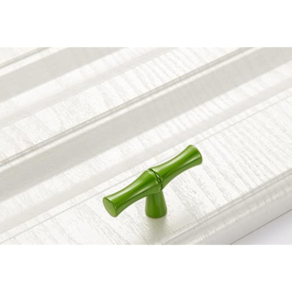 5x0,8x2,5cm 5 kpl Yksittäinen reikä Vihreä Kaapin nupit Yksittäinen reikä Bambu Kiinteä Sinkkiseos Kaapin nupit Kahvat, Komero