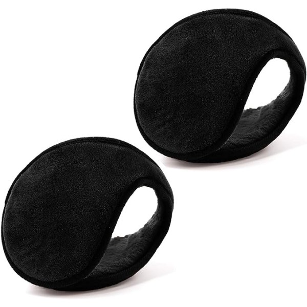 2pcs Ear Warmers for Men & Women Classic Fleece Unisex Winter War