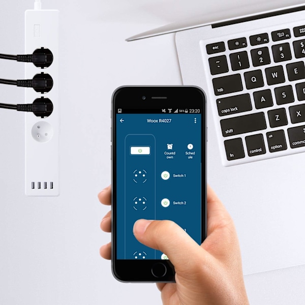 Hvit Smart Strømlist