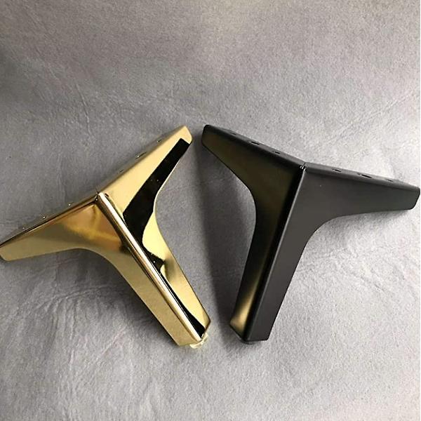 Metalliska Soffa Ben Möbel Ersättningsben Gyllene Soffafötter H