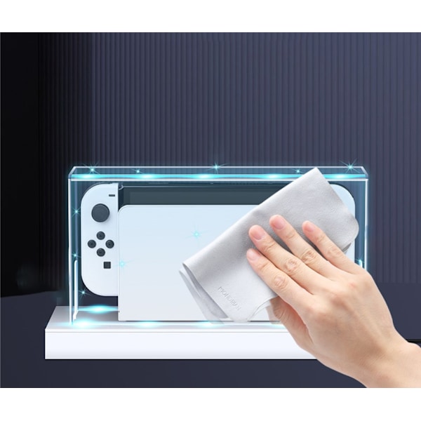 Läpinäkyvä pölysuoja Switch/OLED-telakalle (vain suojus), W
