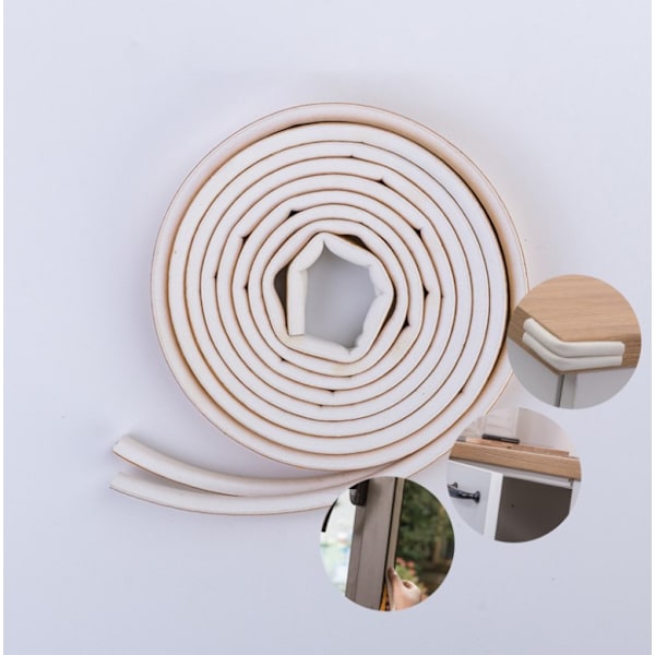 5m x 2cm - Vit termoplastisk tätningslist