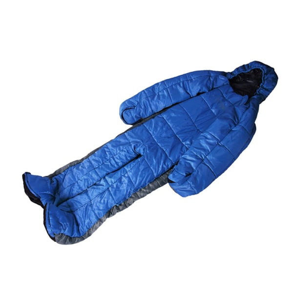 Ultralett og varm vindtett sovepose for voksne for innendørs