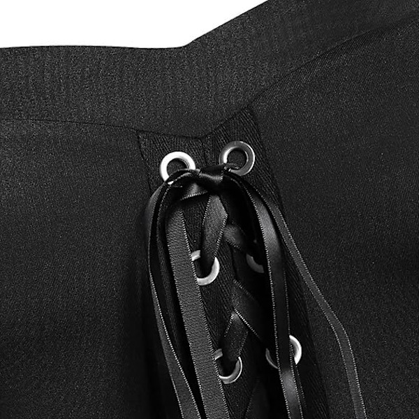 (Musta 4XL) Naisten Halloween-mekot, iltapuku tanssi cocktail swing mekot vintage elegantti go