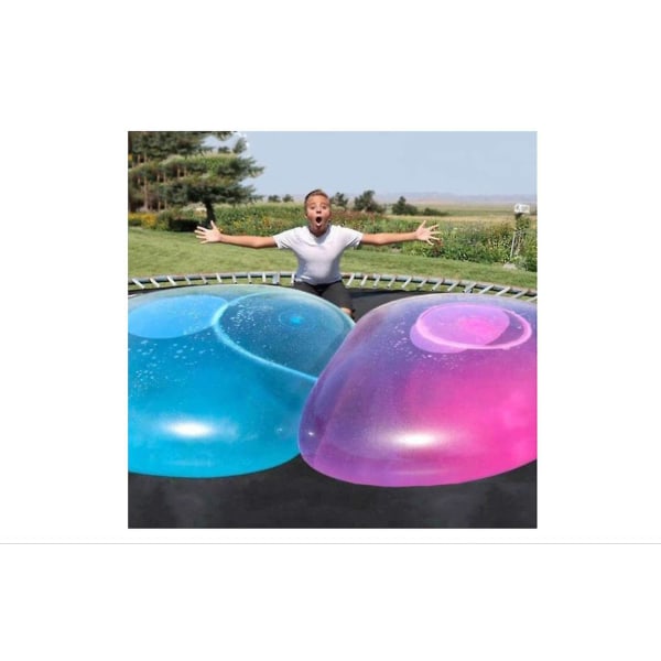 40 cm Big Bubble Ball Magic Bubble Balls Transparent Bounce Ballong Uppblåsbar vattenboll B Green