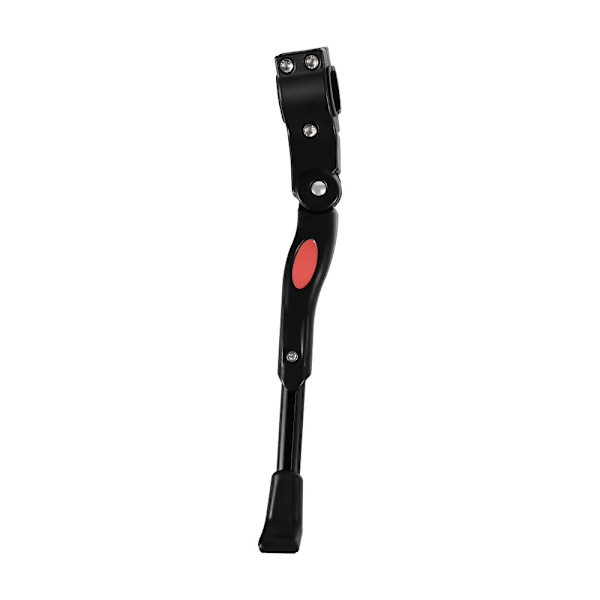 (Sort) Justerbar Aluminium Legering Cykel Støttefod, Højde med Non-S