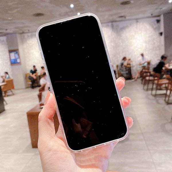 iPhone 16 Pro Max -kotelo iPhone 16 Pro Max Joulupuhelin Kotelo Glitter Sparkle Liquid Floating Kotelo Iskun Kestävä Selkeä Pehmeä