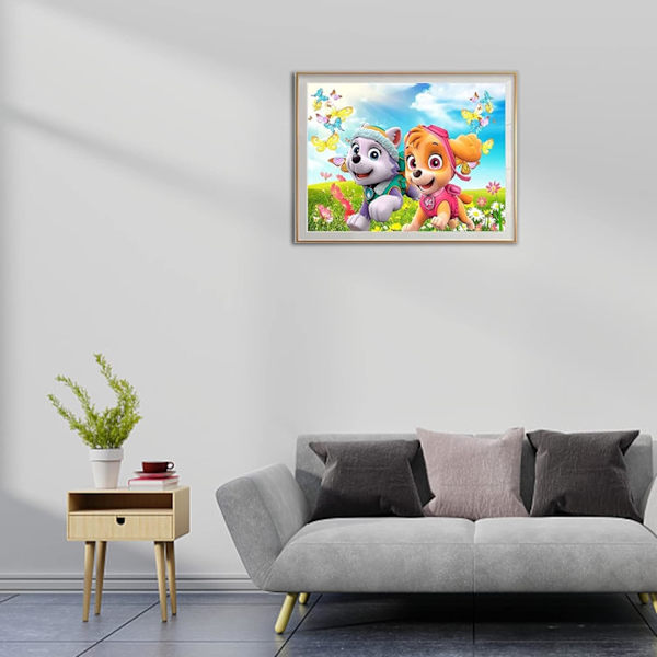 Timanttimaalaussetti lapsille, (30 x 40 cm) (A) 5D Timanttimaalaus