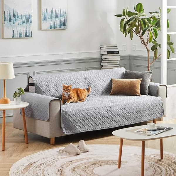 Easy-Going Futon Sofa Omslag Vendbar Sofa Omslag Armløs