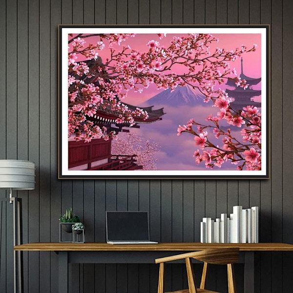 (30x40cm) 5D timanttimaalaus aikuisille ja täysi pora