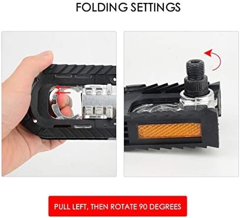 Universal Anti-Skid Foldbare Cykelpedaler