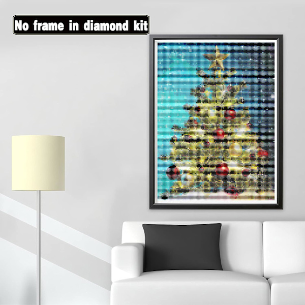 5D timanttimaalaus 30x40cm joulukoriste 69