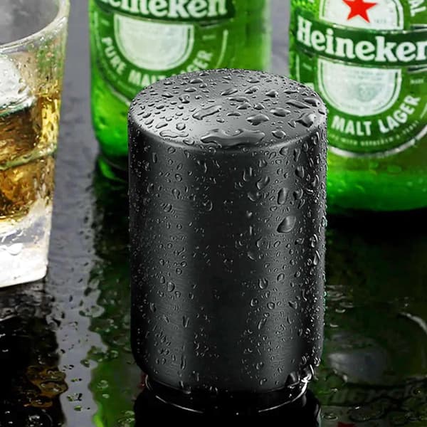 2 KPL Premium-pullonavaaja Destapadores de Cerveza Automaattinen pullonavaaja Pullonkorkin avaaja, Down-Pop Off -olutpullo O