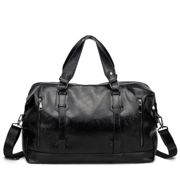 Stor läder resväska handbagage resväska duffel väska