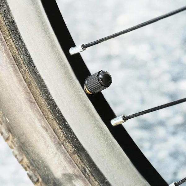 (1.2×1×1cm) 6 Stk. Dækventilhætter til Bil, Ventilhætter, Bildækshætter, Bilventilhætter, Universelle Ventildæksler, Sort til Ca