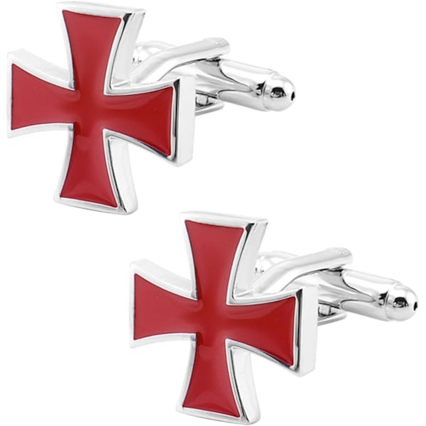 Knights Templar Kors Manchetknapper til Mænd og Kvinder Universelle Manchetknapper Smykker til Fransk Skjorte Smoking Forretning Bryllupsfest Jubilæumsgave.