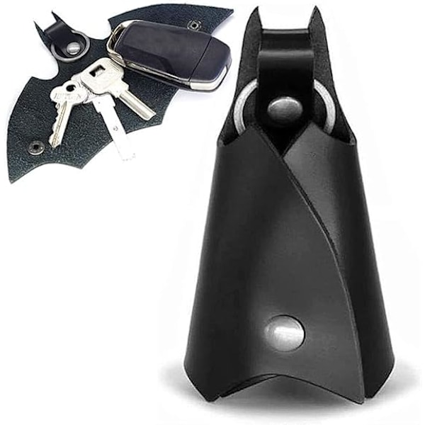 1 st Batman Nyckelring, Syntetiskt Läder Nyckelfodral, Bilnyckelorganisatör