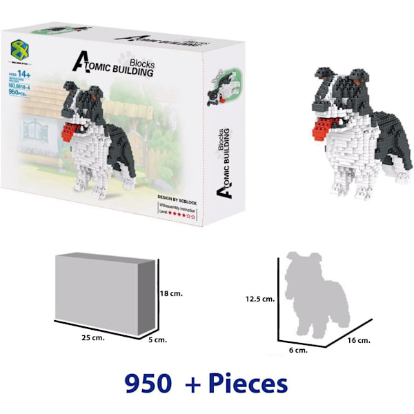 (Jul) Figur til at samle med nanoblocks (stil 8)