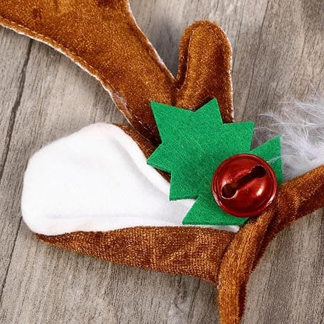 Julehodebånd med reinsdyrgevir hårbøyle hodeplagg for jul