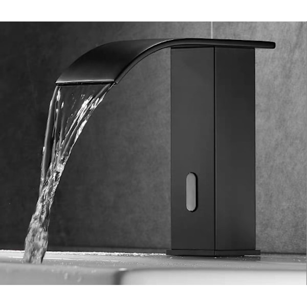 （Kort Model）Infrarød Sort Sensor Vandhane Automatisk Ind